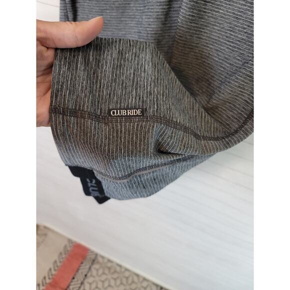 CLUB RIDE ROADEO JERSEY STRIPED GRAY SHORT SLEEVE, SZ SMALL - Picture 3 of 16